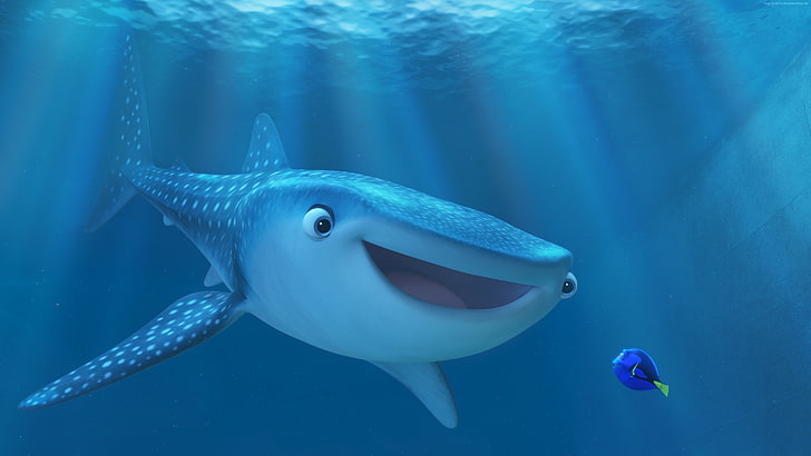 shark, Pixar, nemo, animation, fish, Finding Dory