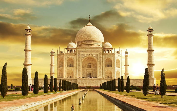 Taj Mahal India , taj mahal, travel and world, HD wallpaper