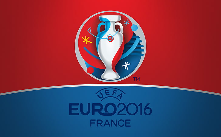 UEFA Euro 2016, UEFA Euro 2016 logo illustration, Sports, Football, HD wallpaper