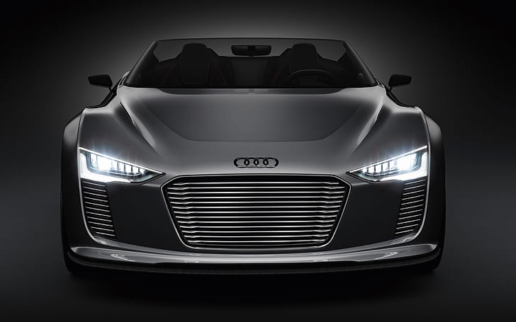 Audi E-Tron Spyder Concept, audi concept car, HD wallpaper