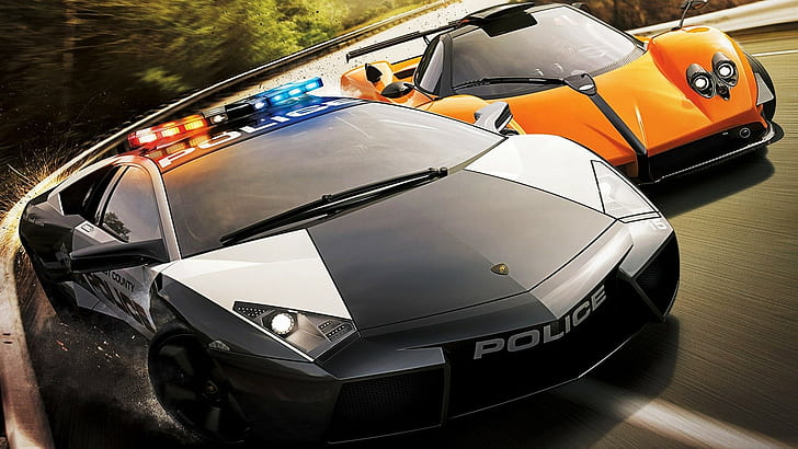 Lamborghini, Lamborghini Reventon, Need For Speed: Hot Pursuit, HD wallpaper