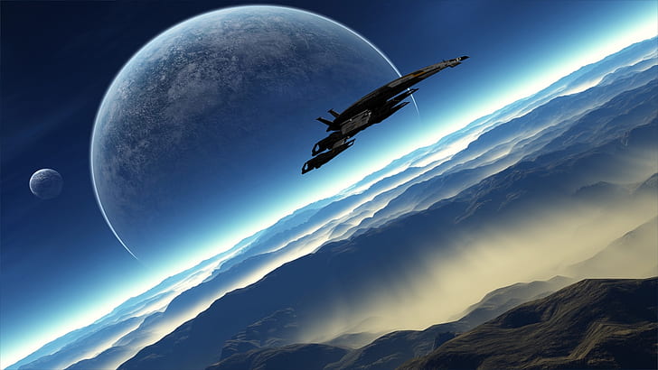 Mass Effect, Mass Effect 2, Normandy SR-2, HD wallpaper