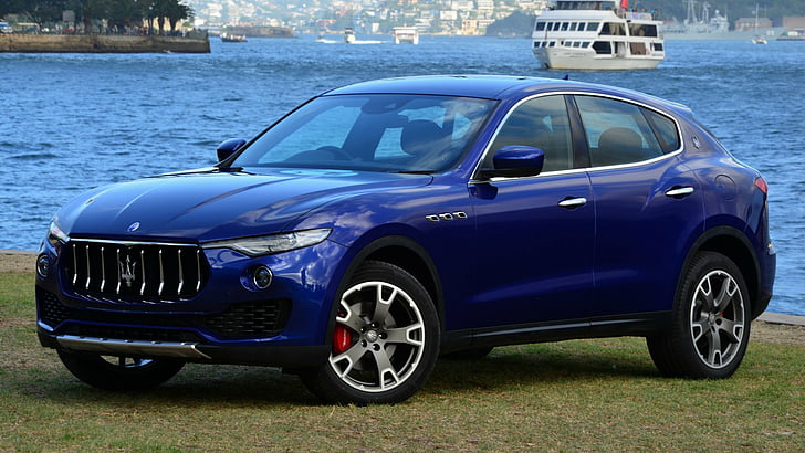 Maserati, Maserati Levante, Blue Car, Crossover Car, Luxury Car