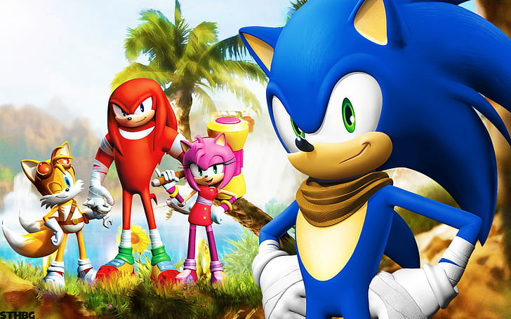Sonic, Sonic the Hedgehog, Tails (character), Sonic Boom, Knuckles, HD wallpaper