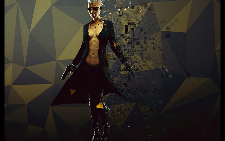 video games, artwork, Deus Ex: Mankind Divided, one person, HD wallpaper