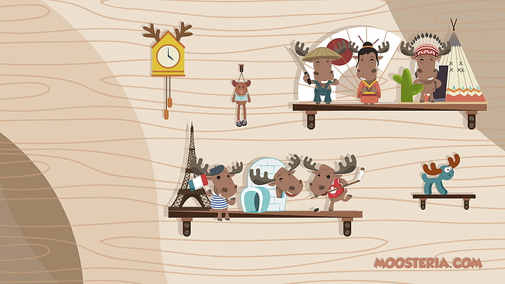 heart, moose, moosteria, nature, love, representation, human representation, HD wallpaper