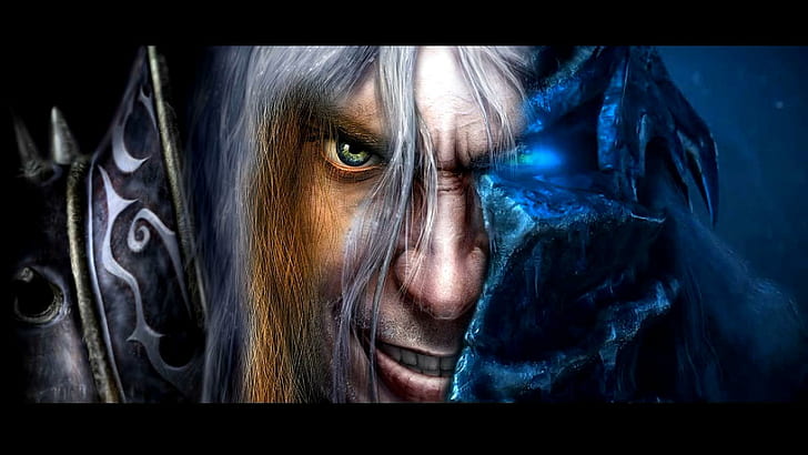 warcraft, lich king, arthas, faces, characters, HD wallpaper