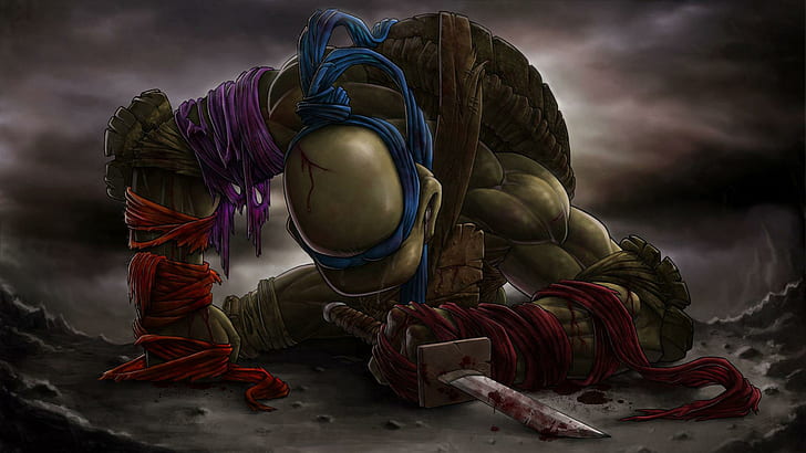 Leonardo - Teenage Mutant Ninja Turtles, leonardo illustration, HD wallpaper