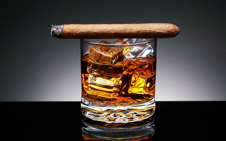 whiskey and cigar wallpaper
