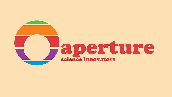 logo, Portal (game), Aperture Laboratories, video games, text