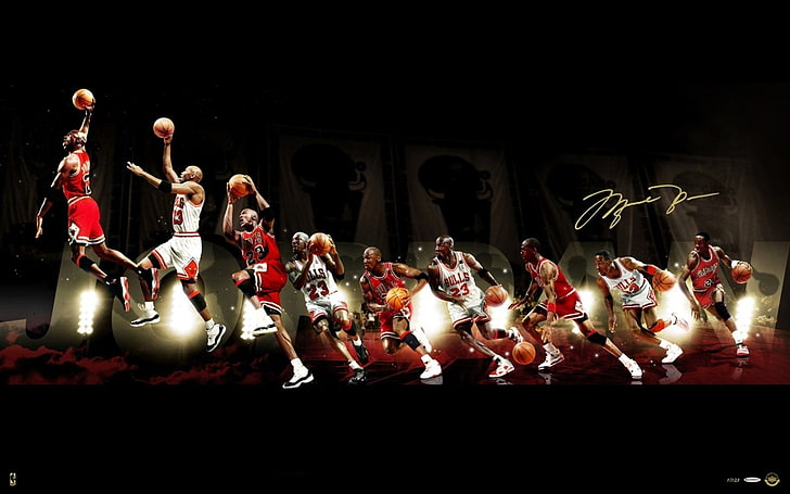 NBA trading card, Basketball, Michael Jordan, music, arts culture and entertainment, HD wallpaper