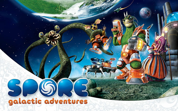 Spore Galactic Adventures Game, HD wallpaper