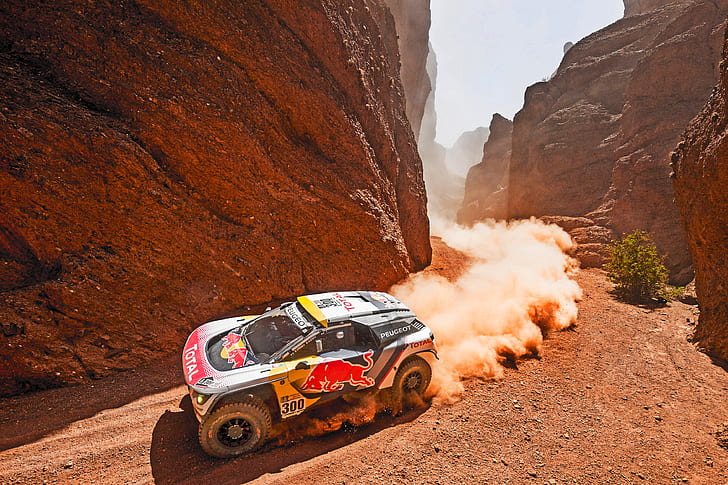 Mountains, Dust, Rocks, Sport, Speed, Race, Dirt, Day, Gorge, HD wallpaper