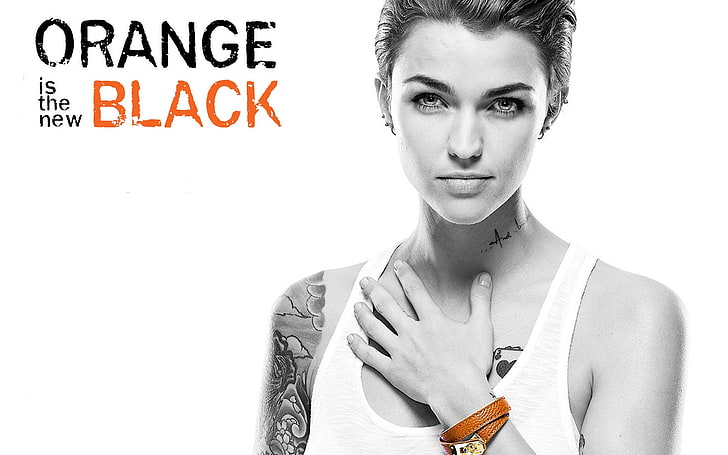 Ruby Rose (actress), Orange Is the New Black, one person, portrait, HD wallpaper