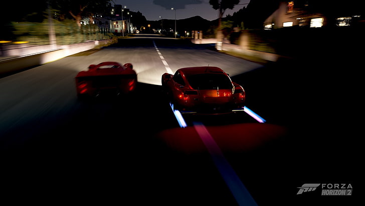 Forza Horizon 2, car, supercars, blue flames, TVR, video games, HD wallpaper