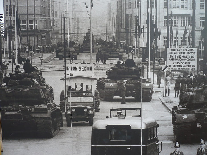 Berlin, Cold War, berlin wall, DDR, East Germany, GDR, tank