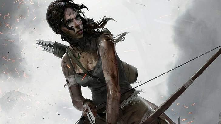 Rise of the Tomb Raider (game) - Lara Croft (archer girl) 2K wallpaper  download