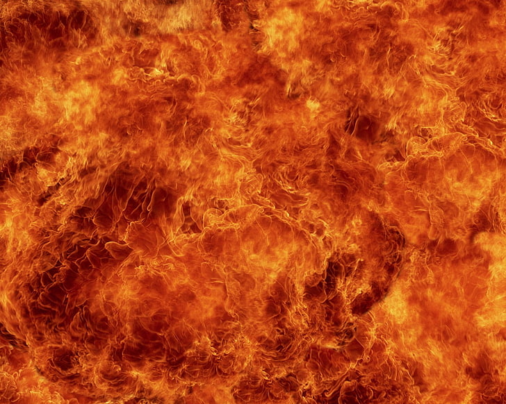 fire, fire - natural phenomenon, orange color, heat - temperature, HD wallpaper