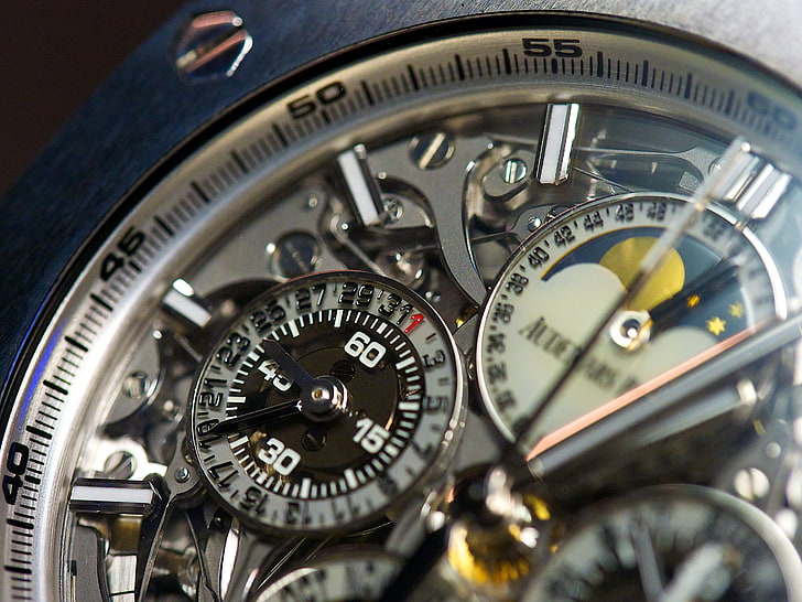 watch, audemars piguet, close-up, Others, time, wristwatch, HD wallpaper