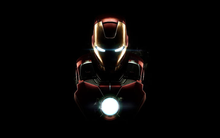 Iron Man Armor Mark VII 4K, Black, Dark