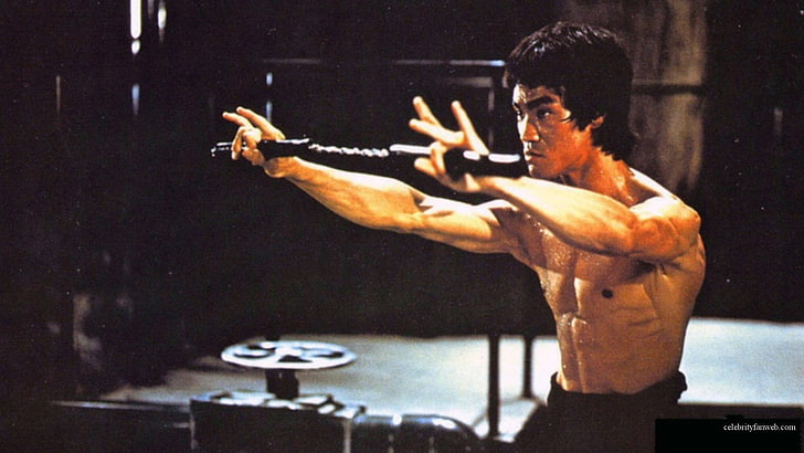 HD wallpaper: Bruce Lee, martial arts, Nunchucks, Enter the Dragon, kung fu  | Wallpaper Flare