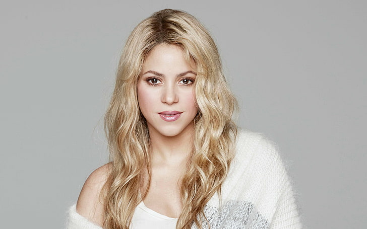 Shakira Singer Beauty 4K HD Photo, blond hair, portrait, beautiful woman