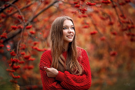 Hd Wallpaper Autumn Girl Christina Vostruhina Anna Shuvalova Images, Photos, Reviews