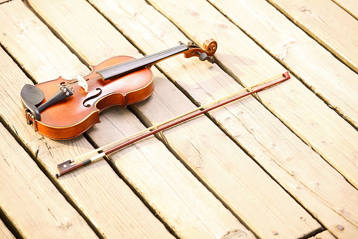 HD wallpaper: brown violin, music, background, tree, widescreen, Wallpaper  | Wallpaper Flare