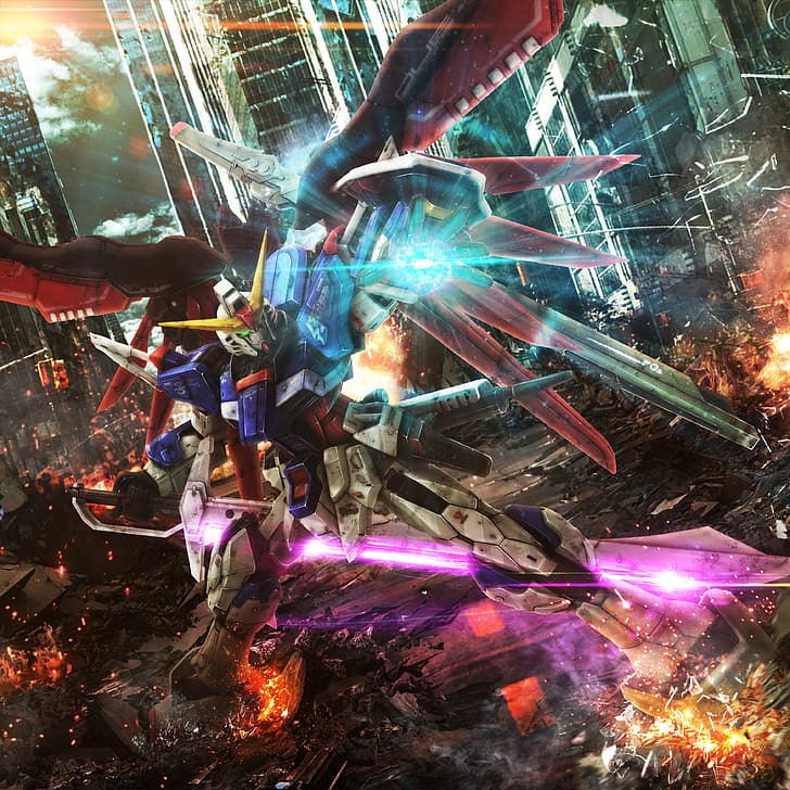 Super Robot Taisen, Destiny Gundam, Mobile Suit Gundam SEED Destiny, HD wallpaper