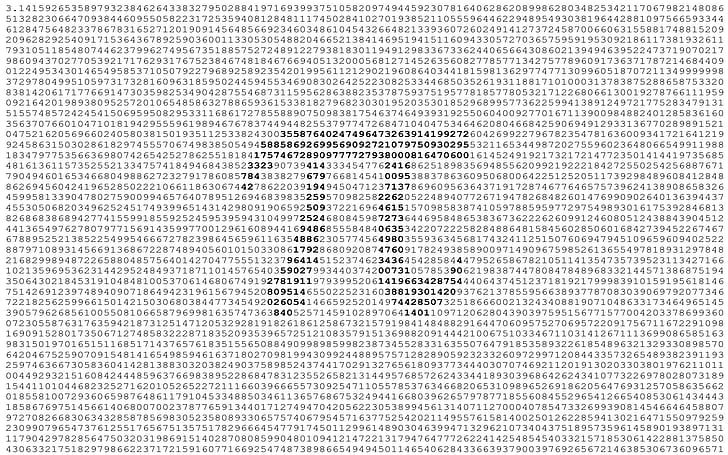 pi typography numbers, full frame, pattern, backgrounds, textured, HD wallpaper