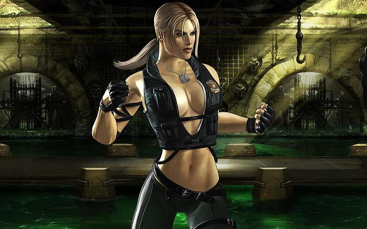 Sonya Blade, Mortal Kombat, Mk 9, HD wallpaper