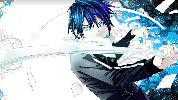 Noragami, Yato (Noragami), anime, indoors, real people, one person, HD wallpaper