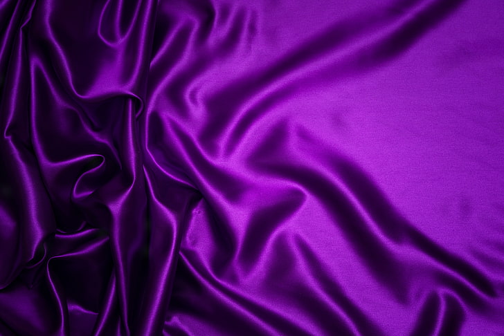 purple, background, silk, fabric, folds, texture, HD wallpaper
