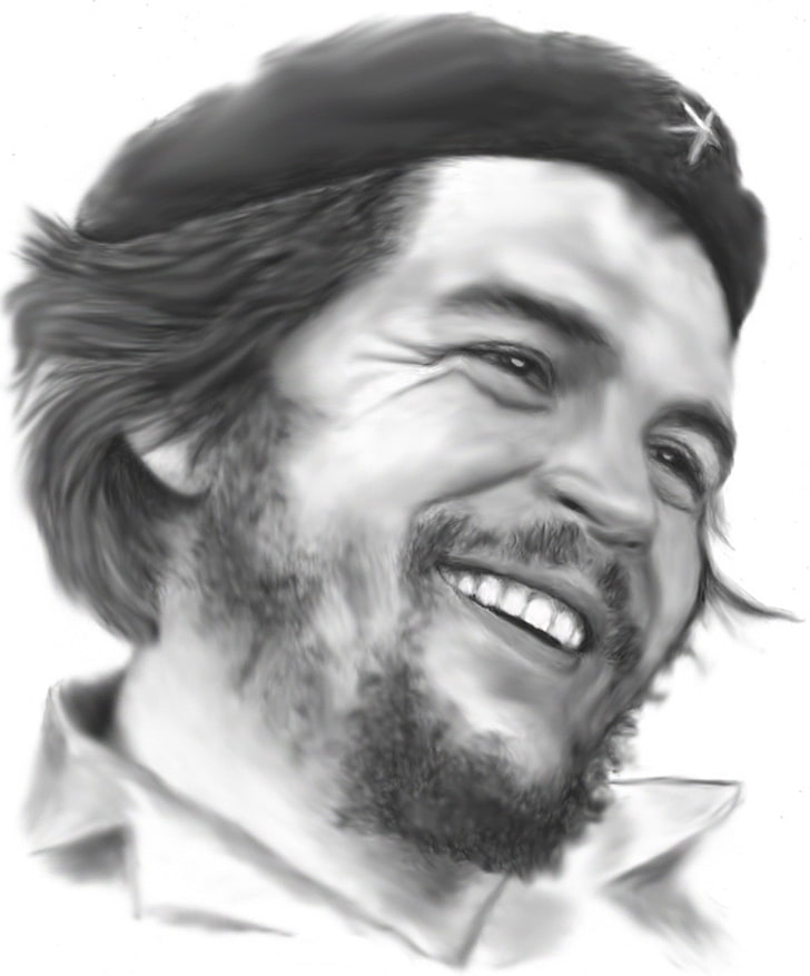 Che Guevara, revolutionary, beard, headshot, facial hair, portrait