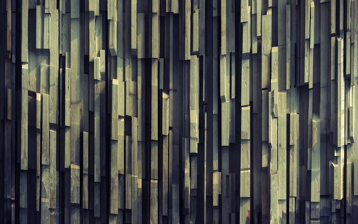 gray wooden platform wallpaper, abstract, backgrounds, full frame, HD wallpaper