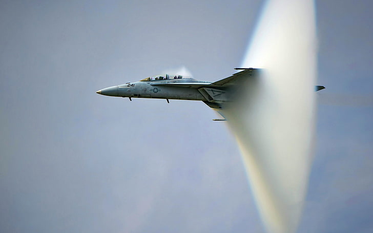 Boeing, Super Hornet, carrier-based multirole fighter, transition the sound barrier, HD wallpaper
