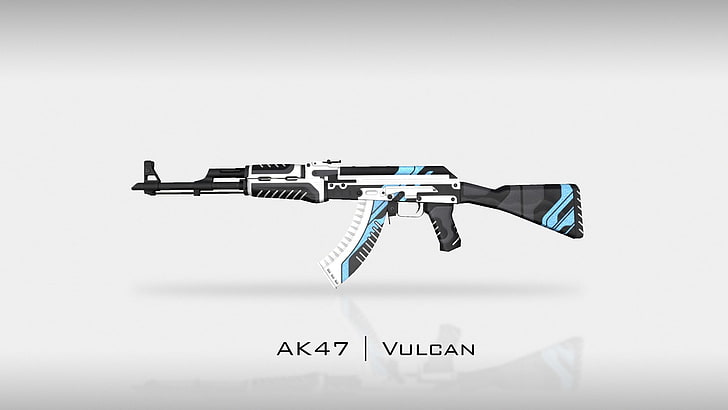 Ak 47 Vulcan rifle screenshot, Background, Weapons, Gun, Valve
