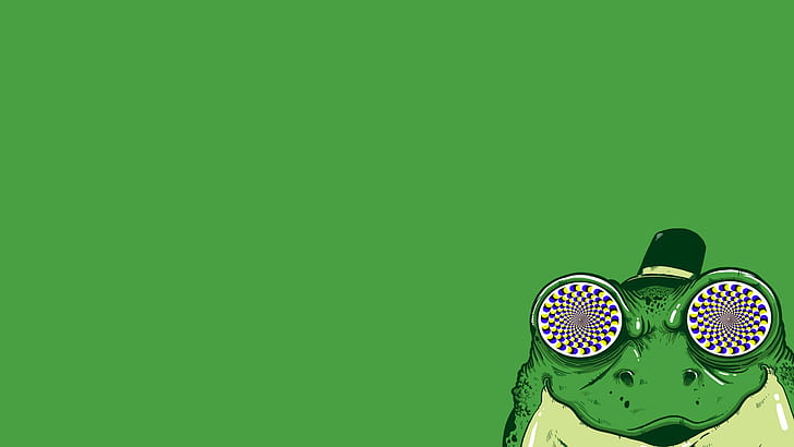 frog, minimalism, HD wallpaper