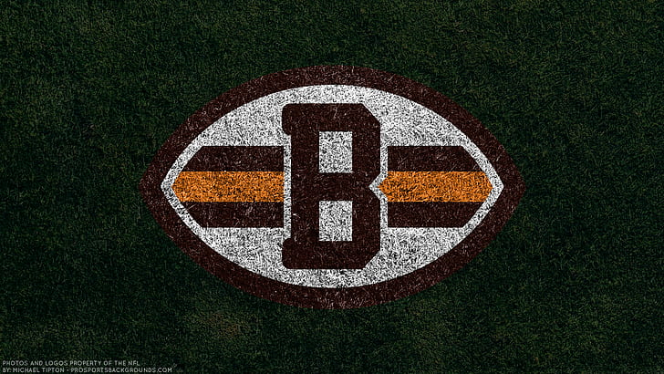 Football, Cleveland Browns, Emblem, Logo, NFL, HD wallpaper