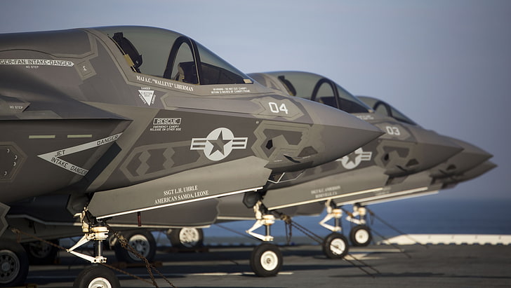 military aircraft, United States Navy, Lockheed Martin F-35 Lightning II, HD wallpaper