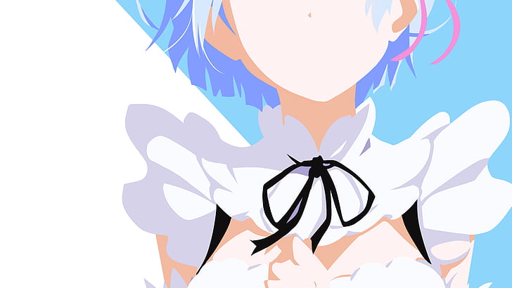 Anime, Re:ZERO -Starting Life in Another World-, Minimalist, HD wallpaper