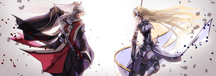 Fate Series, Fate/Grand Order, Amakusa Shirou, Jeanne d'Arc (Fate Series), HD wallpaper