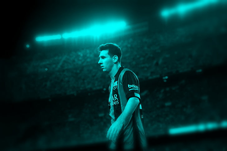 Lionel Messi, men, soccer, sport , sports, one person, young adult, HD wallpaper