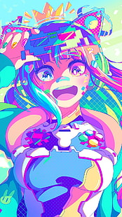 HD wallpaper: original characters, anime, anime girls, colorful, artwork |  Wallpaper Flare