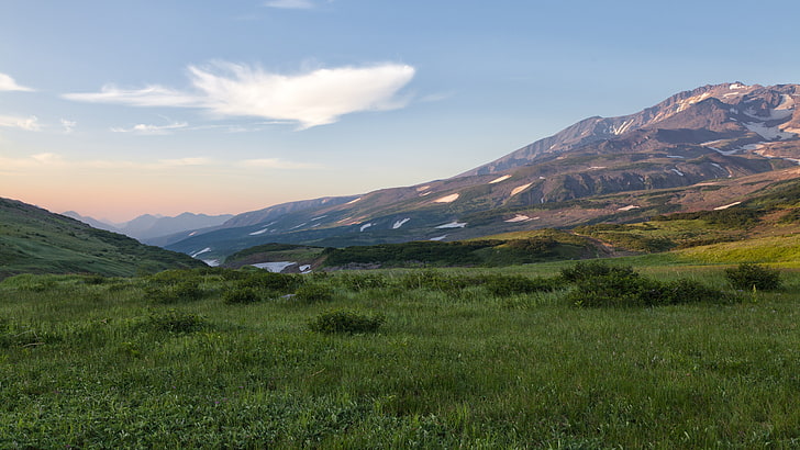 kamchatka mountain, scenics - nature, beauty in nature, sky