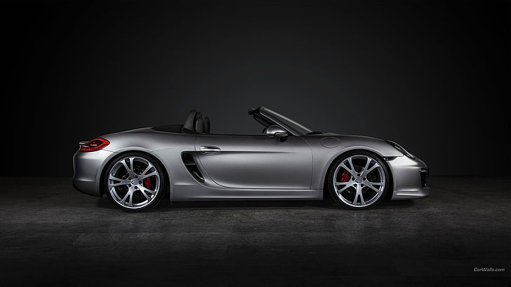 gray coupe die-cast model, Porsche Boxter, car, mode of transportation, HD wallpaper