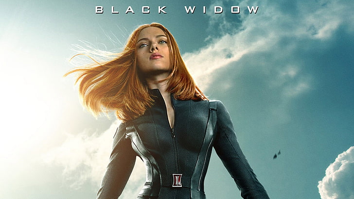 Marvel Avengers Black Widow illustration, Scarlett Johansson