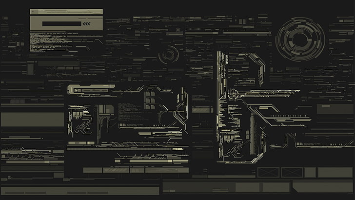 HD wallpaper: gray and black artwork, computer, tech, technology, no people  | Wallpaper Flare