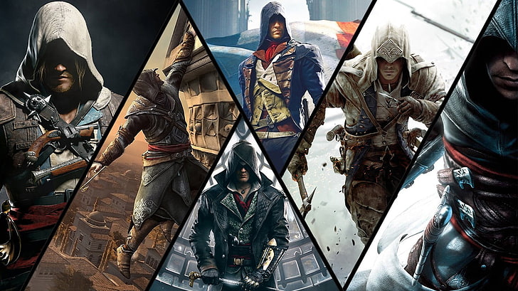 Assassin's Creed digital wallpaper, video games, Ezio Auditore da Firenze