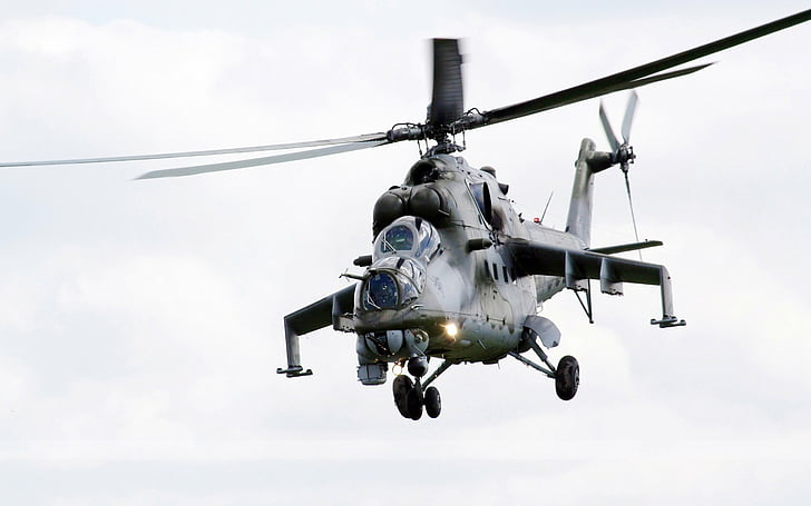 aircraft, gunship, helicopter, hind, mi 24, military, russia